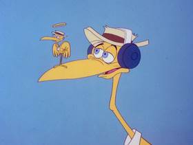 Screenshots from the 1978 DePatie Freleng cartoon Bug Off