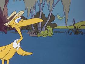 Screenshots from the 1978 DePatie Freleng cartoon Bug Off