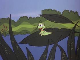 Screenshots from the 1978 DePatie Freleng cartoon Bug Off