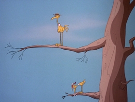 Screenshots from the 1978 DePatie Freleng cartoon Animal Crack-Ups