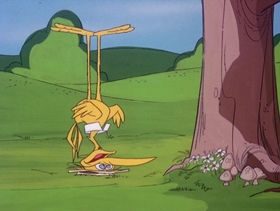 Screenshots from the 1978 DePatie Freleng cartoon Animal Crack-Ups