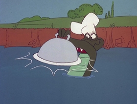 Screenshots from the 1978 DePatie Freleng cartoon Fly By Knight