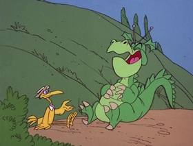 Screenshots from the 1978 DePatie Freleng cartoon Fly By Knight