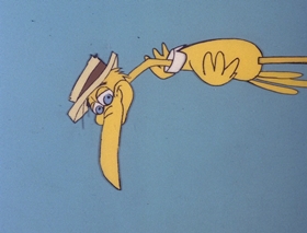 Screenshots from the 1978 DePatie Freleng cartoon Fly By Knight