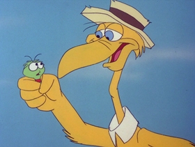 Screenshots from the 1978 DePatie Freleng cartoon Sneaker Snack