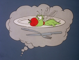 Screenshots from the 1978 DePatie Freleng cartoon Sneaker Snack