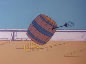 Screenshots from the 1978 DePatie Freleng cartoon Barnacle Bird