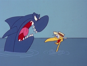 Screenshots from the 1978 DePatie Freleng cartoon Barnacle Bird