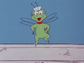 Screenshots from the 1978 DePatie Freleng cartoon Barnacle Bird