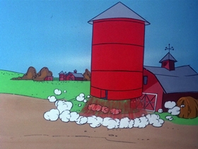 Screenshots from the 1978 DePatie Freleng cartoon Jet Feathers