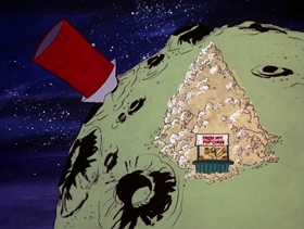 Screenshots from the 1978 DePatie Freleng cartoon Jet Feathers