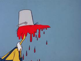 Screenshots from the 1978 DePatie Freleng cartoon Nest Quest