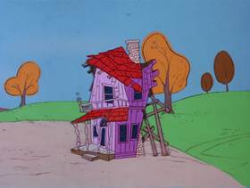 Screenshots from the 1978 DePatie Freleng cartoon Nest Quest