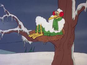 Screenshots from the 1978 DePatie Freleng cartoon Nest Quest