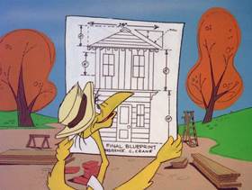 Screenshots from the 1978 DePatie Freleng cartoon Nest Quest