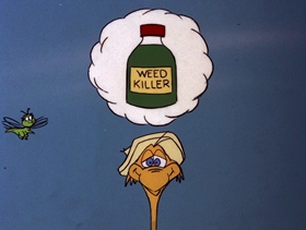 Screenshots from the 1978 DePatie Freleng cartoon Flower Power