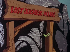 Screenshots from the 1978 DePatie Freleng cartoon Trail Of The Lonesome Mine