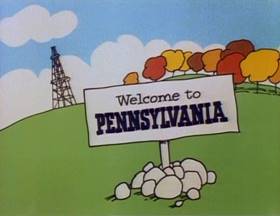 Screenshots from the 1978 Focus Design, Inc. cartoon The Energy Blues