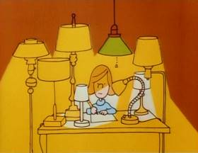 Screenshots from the 1978 Focus Design, Inc. cartoon The Energy Blues