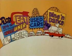 Screenshots from the 1978 Focus Design, Inc. cartoon The Energy Blues