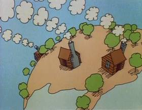 Screenshots from the 1978 Focus Design, Inc. cartoon The Energy Blues