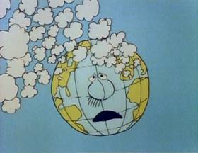 Screenshots from the 1978 Focus Design, Inc. cartoon The Energy Blues