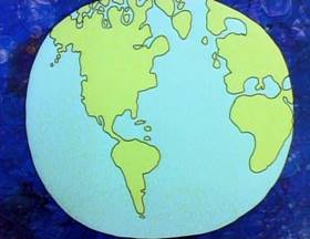 Screenshots from the 1978 Focus Design, Inc. cartoon Interplanet Janet