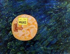 Screenshots from the 1978 Focus Design, Inc. cartoon Interplanet Janet