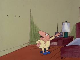 Screenshots from the 1978 DePatie Freleng cartoon Pink Trumpet