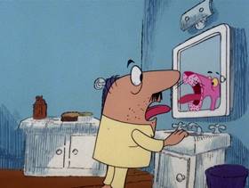 Screenshots from the 1978 DePatie Freleng cartoon Pink Trumpet