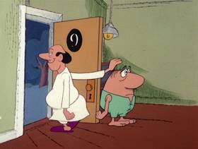 Screenshots from the 1978 DePatie Freleng cartoon Pink Trumpet