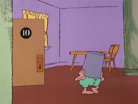 Screenshots from the 1978 DePatie Freleng cartoon Pink Trumpet