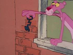 Screenshots from the 1978 DePatie Freleng cartoon Dietetic Pink