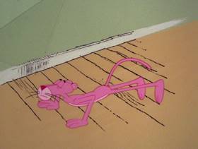 Screenshots from the 1978 DePatie Freleng cartoon Dietetic Pink