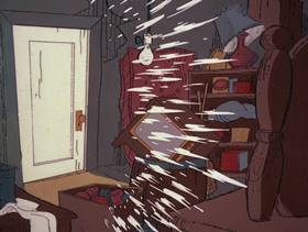 Screenshots from the 1978 DePatie Freleng cartoon Dietetic Pink