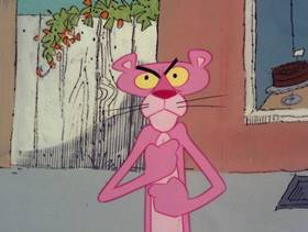 Screenshots from the 1978 DePatie Freleng cartoon Dietetic Pink