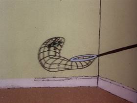 Screenshots from the 1978 DePatie Freleng cartoon Pink U.F.O.