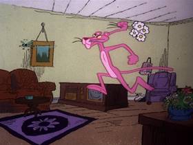 Screenshots from the 1978 DePatie Freleng cartoon Pink U.F.O.