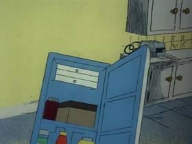 Screenshots from the 1978 DePatie Freleng cartoon Pink U.F.O.