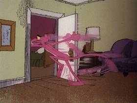 Screenshots from the 1978 DePatie Freleng cartoon Pink U.F.O.