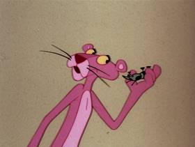 Screenshots from the 1978 DePatie Freleng cartoon Pink U.F.O.