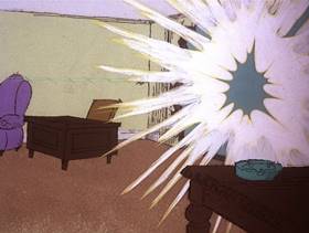 Screenshots from the 1978 DePatie Freleng cartoon Pink U.F.O.