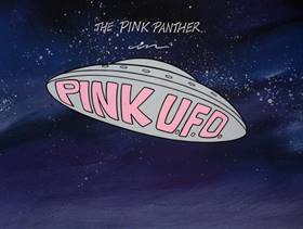Screenshots from the 1978 DePatie Freleng cartoon Pink U.F.O.
