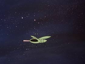 Screenshots from the 1978 DePatie Freleng cartoon Pink U.F.O.