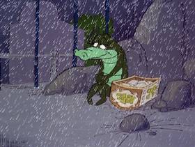 Screenshots from the 1978 DePatie Freleng cartoon Pink Daddy