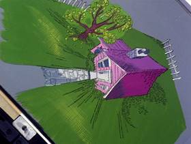 Screenshots from the 1978 DePatie Freleng cartoon Pink Daddy