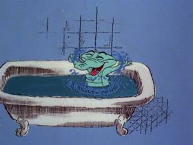 Screenshots from the 1978 DePatie Freleng cartoon Pink Daddy