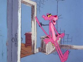 Screenshots from the 1978 DePatie Freleng cartoon Pink Daddy