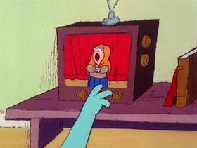 Screenshots from the 1978 DePatie Freleng cartoon Pink Daddy