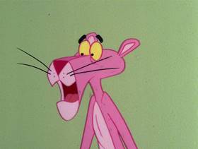 Screenshots from the 1978 DePatie Freleng cartoon Pink Daddy